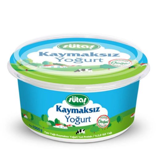 SUTAS KAYMAKSIZ YOGURT 1 KG resmi